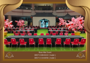 Sewa Meja Kotak Cover Hitam Bekasi