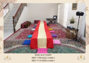 Rental Karpet Permadani Meja Lesehan Bantal Alas Duduk Bekasi