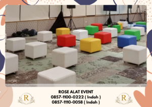 Jasa Sewa Puff Barstool Podium Hitam Area Bekasi