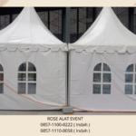 Sewa Tenda Bazar Sarnafil Putih Aneka Ukuran Area Bekasi