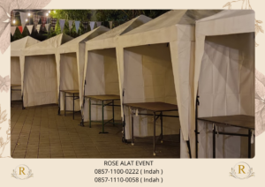 Sewa Tenda Bazar Sarnafil Putih Aneka Ukuran Area Bekasi