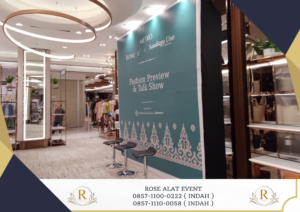 Rental Backdrop Dan Barstool Set Premium Events Jakarta