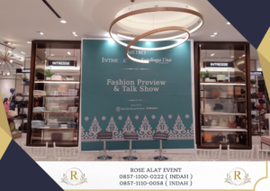 Rental Backdrop Dan Barstool Set Premium Events Jakarta