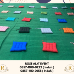 Sewa Meja Lesehan Bantal duduk Karpet Permadani Area Bekasi