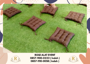 Sewa Meja Lesehan Bantal duduk Karpet Permadani Area Bekasi