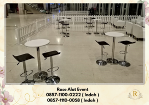 Sewa Barstool Hitam Dan Putih Kursi Kotak Bekasi