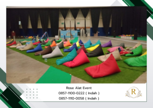 Rental Bean Bag Ukuran Besar Warna-warni Area Bekasi