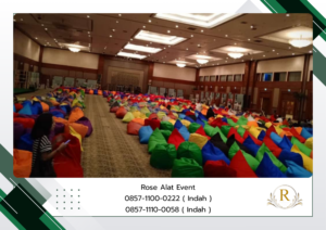 Rental Bean Bag Ukuran Besar Warna-warni Area Bekasi