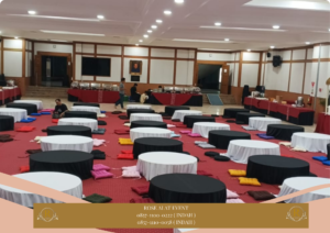 Sewa Karpet Permadani Meja Lesehan Bean Bag Warna-warni Bekasi