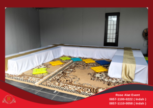 Sewa Karpet Permadani Merah Cokelat Hijau Tebal Di Bekasi
