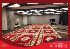 Sewa Karpet Permadani Merah Cokelat Hijau Tebal Di Bekasi