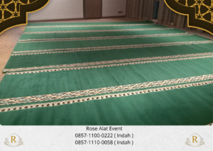 Rental Karpet Sajadah Hijau Area Bekasi