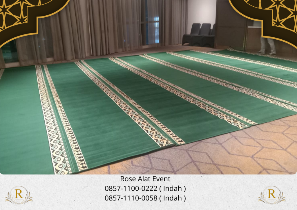 Rental Karpet Sajadah Hijau Area Bekasi
