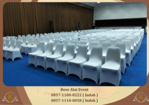 Sewa Kursi Futura Cover Putih untuk Event Area Jakarta Barat