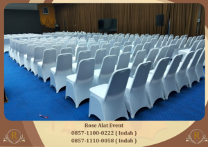 Sewa Kursi Futura Cover Putih untuk Event Area Jakarta Barat