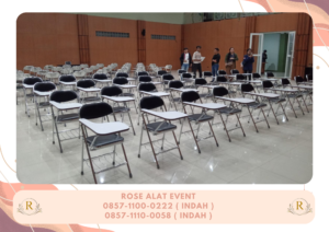 Sewa Kursi Kuliah Lipat Kerangka Stainless Anti Karat Bekasi