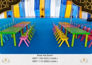 Sewa Kursi dan Meja Anak Warna-warni Area Bekasi