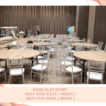 Rental Kursi Tiffany Putih Dan Meja Bulat Besar Area Bekasi