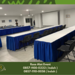 Sewa Meja Lengkap Taplak Skirting Bogor Rapih Dan Bersih