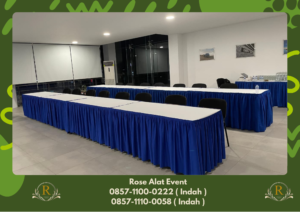 Sewa Meja Lengkap Taplak Skirting Bogor Rapih Dan Bersih
