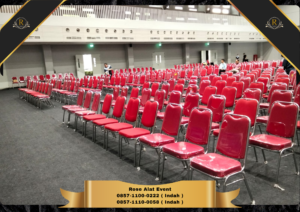 Sewa Kursi Susun Meja Ibm Taplak Hitam Area Bekasi