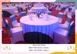 Sewa Meja Kursi Event Lengkap Cover Mewah Area Cibinong
