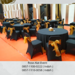 Rental Meja Kursi Jabodetabek Satu Set Full Cover