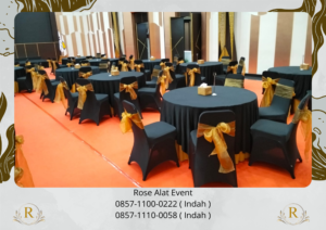 Rental Meja Kursi Jabodetabek Satu Set Full Cover