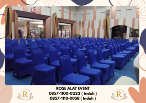 Sewa Kursi Meja Sarung kursi Dan Taplak Meja Biru Area Bekasi