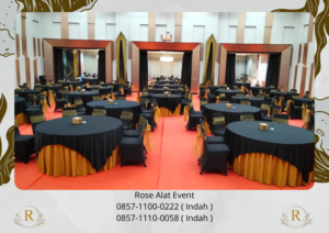 Rental Meja Kursi Jabodetabek Satu Set Full Cover