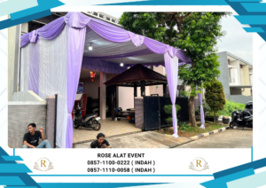 Sewa Tenda Dekorasi Serut Cantik Area Bogor