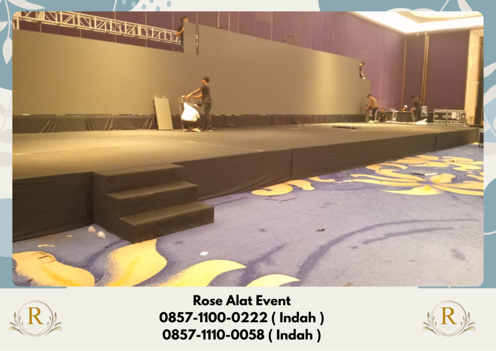 Jasa Sewa Panggung Cover Karpet Aneka Warna Bekasi