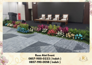 Sewa Panggung Mini Garden Bunga Segar Bekasi