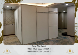 Sewa Partisi R8 Ruang 3x3 Pintu Sleding Area Cibinong