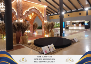Rental Table Stage Karpet Buana Hitam Event Ramadhan Tanggerang Selatan