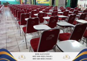 Vendor Sewa Kursi Kuliah Merah Mingguan Area Bandung