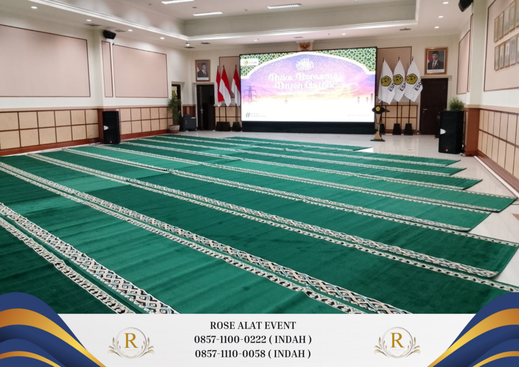 Sewa Sajadah Panjang untuk Sholat Idul Fitri Cikarang