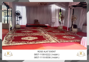 Sewa Karpet Permadani Hijau Merah Cokelat Area Bekasi