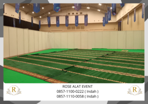 Sewa Karpet Permadani Hijau Merah Cokelat Area Bekasi