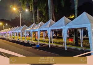Sewa Tenda Bazar Putih Ukuran 2x2m Area Bekasi