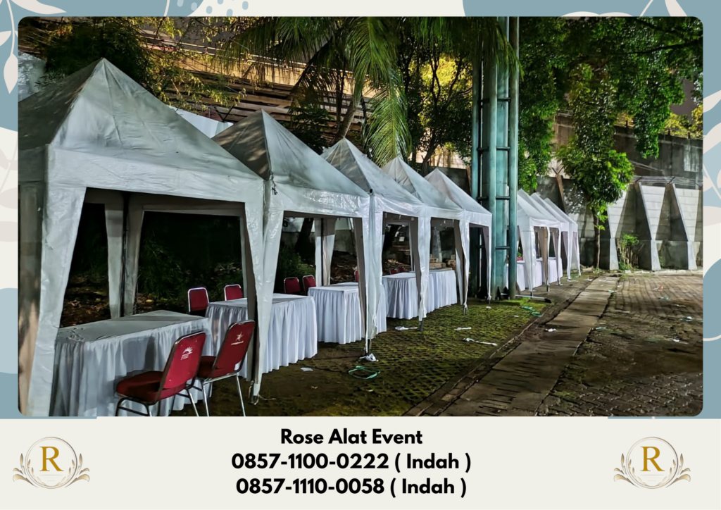 Sewa Tenda Bazar Ramadhan Ukuran 2x2m Dan 3x3m Bekasi