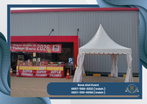 Sewa Tenda Kerucut Eksklusif Elegan Area Bekasi
