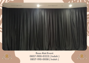 Sewa Tirai Hitam Lotto Tebal Area Bekasi