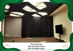 Sewa Tirai Lotto Dan Filamin Warna Hitam Area Jakarta Bekasi