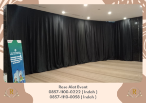 Sewa Tirai Hitam Lotto Tebal Area Bekasi