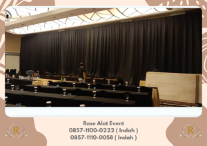 Sewa Tirai Hitam Lotto Tebal Area Bekasi