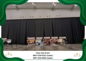 Sewa Tirai Lotto Dan Filamin Warna Hitam Area Jakarta Bekasi