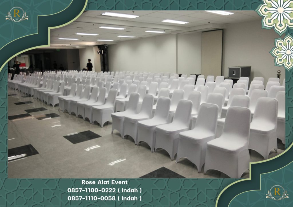 Gudang Sewa Kursi Susun Warna Cover Beragam Jakarta