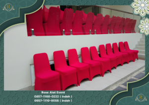 Gudang Sewa Kursi Susun Warna Cover Beragam Jakarta