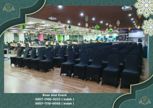 Gudang Sewa Kursi Susun Warna Cover Beragam Jakarta